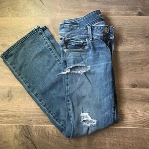 American Eagle bootcut distressed jeans